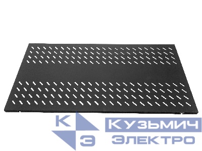 Полка для шкафа глубиной 1200 (492x1000), усиленная, черная