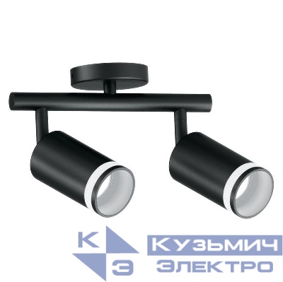 Светильник ML232 LUNA настен./потолочн. под лампу GU10 черн. FERON 41489