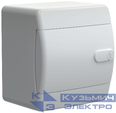 Корпус ЩРН-П-4 UNION Compact IP41 бел. дверь пластик. IEK UIC-KP13-N-04-41-K01