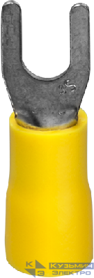 Наконечник кабельный вилочный изолированный (НВИ) 61 062 NET-PTI-6-4-B50 (уп.50шт) Navigator 61062