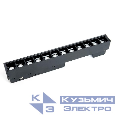 Светильник светодиодный трековый MGN300 LensLine 12Вт 3000К 1080лм 30град. низковольтный черн. FERON 41934
