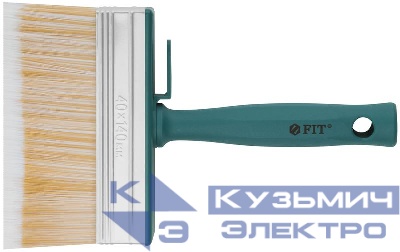 Макловица искусственная светлая щетина пластиковый корпус полая ручка "мини" 40х140мм FIT 01639