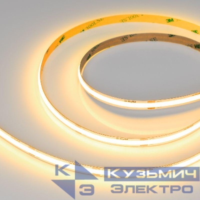 Лента светодиодная COB-X480-8mm 24V Gold 8Вт/м IP20 (уп.5м) Arlight 047746
