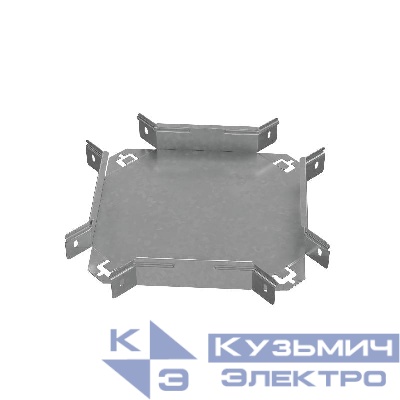 Ответвитель для лотка Х-образ. 100х50 сталь 0.8мм "ПЛЮС" XDplus50-100 КМ PL0602