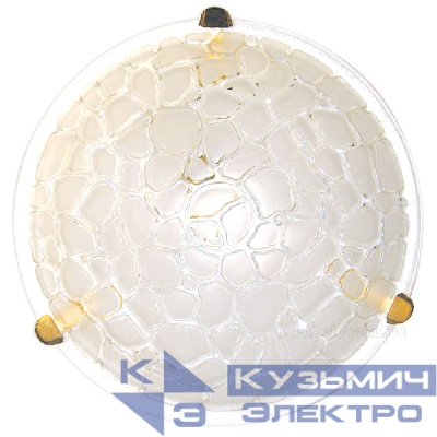 Светильник светодиодный "Аппиа" LED 12 M02 матов./клипсы зол. метал./стекло (инд. упак.) Элетех 1030450174