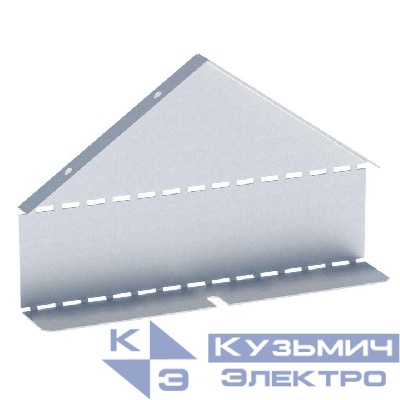 Заглушка для крышки двускатной 50х200 сталь 0.8мм HDZ гор. оцинк. EKF zkdsk50200-HDZ