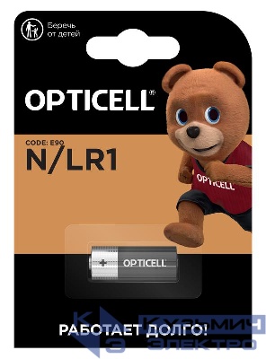 Элемент питания алкалиновый N/LR1 1.5В (блист.1шт) Specialty Opticell 5070003