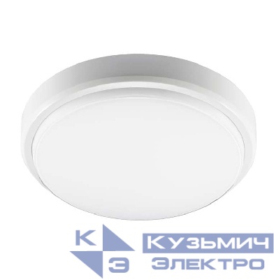 Светильник светодиодный "Банник" PBH-PC2-RA 18Вт 4000К IP65 ЖКХ ДБП кругл. пылевлагозащ. бел. Pro JazzWay 5003507A