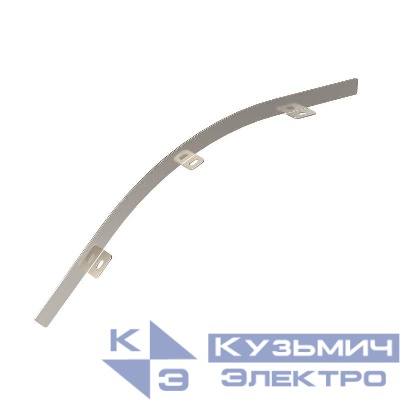 Перегородка SEP для вертикального внешнего угла 45град. H80 R300 гор. цинк в комплекте с крепежными элементами для монтажа DKC LSD40830KHDZ