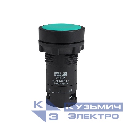 Кнопка OptiSignal Compact D22 С7-P-310 зел. 1НО XB7NA31 КЭАЗ 362032