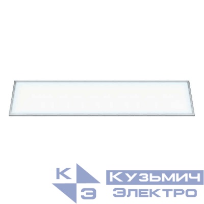 Светильник светодиодный ULP-30120-36W/DW EFFECTIVE SILVER 36Вт 6500К офисный потолочный встраив. опал. рассеив. с источником питания серебр. Uniel UL-00001789