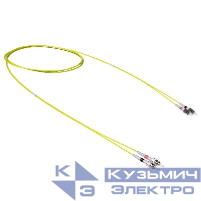 Шнур оптический коммутационный Duplex ST-UPC/ST-UPC 9/125 OS2 5м DKC RNPC9DSUSU5