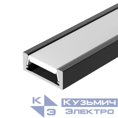 Профиль MIC-M-2000 ANOD BLACK L2000 алюм. Arlight 044540