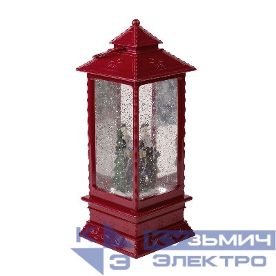 Фонарь декоративный Дед Мороз 1LED тепл. бел. 1.5Вт IP20 эффект снегопада с подсветкой Neon-Night 501-062