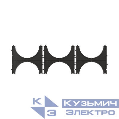Кластер тройной для двустен. труб d110мм DKC 025113