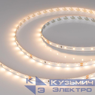 Лента светодиодная UL-A60-8mm 24V Warm 2700К 7.2Вт/м IP20 (уп.5м) Arlight 044056