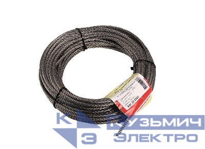 Трос нержавеющий d5мм 20м Rexant 09-5505