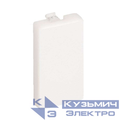 Заглушка для колонн 1-мод. 22.5х45мм Simon Connect бел. K105-9