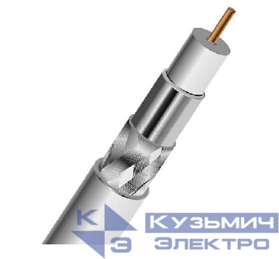 Кабель SAT 50M+CCS/Al/Al 64х0.12 75 Ом бухта Б (Red Line) (м) PROCONNECT 01-2401-2