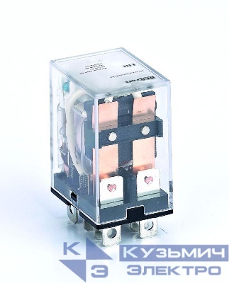 Реле промежуточное ПР-102 10А 110В AC 2 конт. с LED-индикацией DEKraft 23915DEK