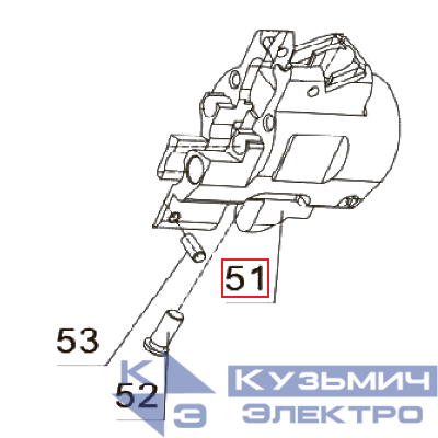 Запчасть №51 для PAG-PC84. Коробка