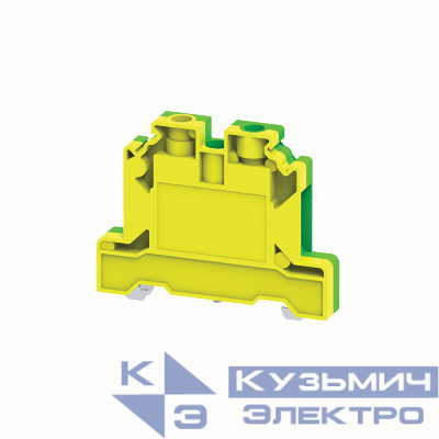 Клемма заземляющая винтовая OptiClip CGT-6-PE-I-(0.2-6)-PEN КЭАЗ 289788