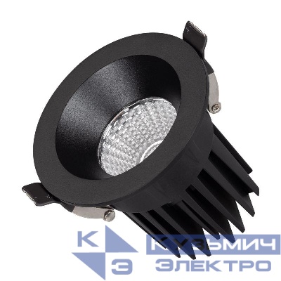 Светильник светодиодный MS-ATOLL-BUILT-R86-10W Day4000 (BK 60 deg 230В) IP54 металл Arlight 044613