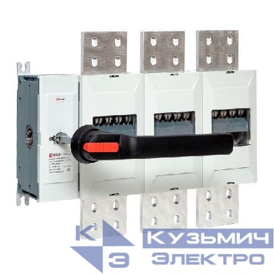 Рубильник-выключатель 3п 4000А с рукояткой управления для прямой установки PowerSwitch EKF psds-4000-3