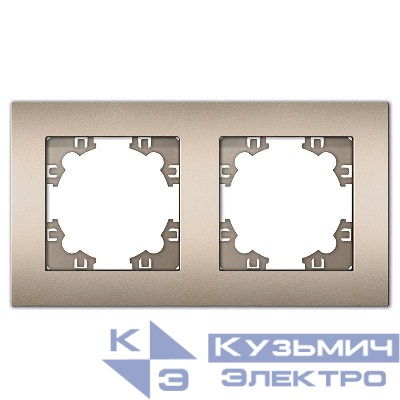 Рамка 2-м Афина универс. шампань Universal A0044-Br