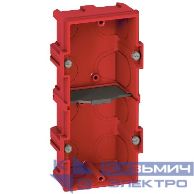 Коробка монтажная 2-м Batibox Г=40мм вертикал./горизонт. для кирп. стен Leg 080142