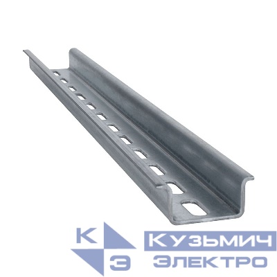 DIN-рейка L1000 15.0х1.0мм оцинк. КЭАЗ 350576