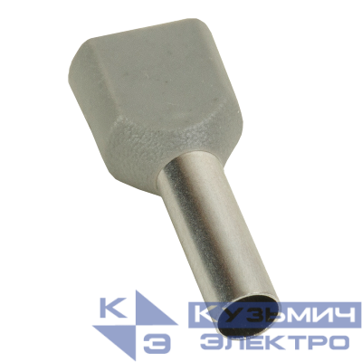 Наконечник штыревой втулочный под два провода НШвИ2 OptiKit T-Shv2-PVC- 4.0-12 (уп.100шт) КЭАЗ 278051