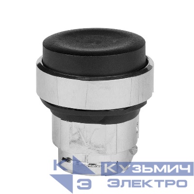 Головка кнопки OptiSignal D22 A4-PJ-2 выступ. толкатель черн. металл ZB4BL2 КЭАЗ 332246