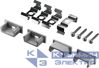 Комплект клипс 91 944 ИМПСЛ-01 (4 крепежные клипсы с заглушками) для ИПСЛ-01 Innolux 91944
