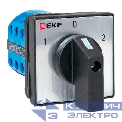 Переключатель кулачковый ПК-1-43 3п 10А "1-0-2" IP65 EKF pk-1-43-10-65
