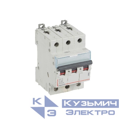 Выключатель автоматический модульный 3п C 32А 6кА DX3-E 6000 3мод. 230/400В Leg 407294