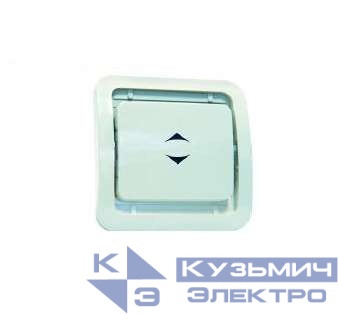 Переключатель проходной 1-кл. СП Mimoza 10А IP20 без вставки бел. Makel 22005