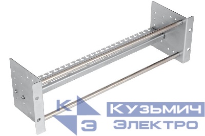 Рама-штанга FW-PP-19-SH 19дюйм для крепления 19-иплинтов типа Krone LSA-PROFIL 3U Cabeus 11830c