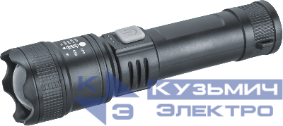 Фонарь аккумуляторный ручной 95 597 NPT-CP35-ACCU 1 LED 5 Вт Li-Ion 18650 3.7В 1.2А.ч пластик Navigator 95597