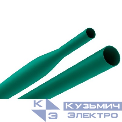 Трубка термоусадочная ТТУ нг-LS 10/5 1м зел. (уп.25шт) Эра Б0067680