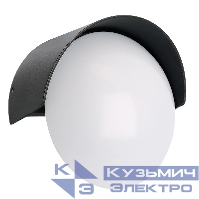 Светильник светодиодный DH511 9Вт 3000/4000/6400К 500лм уличный черн. FERON 51962