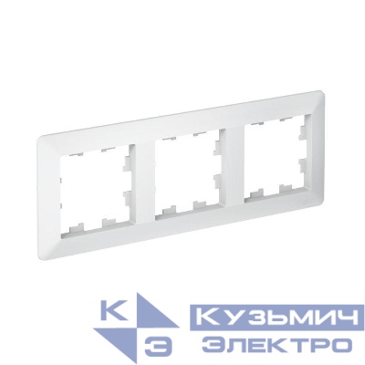 Рамка 3-м AtlasDesign Air лотос/дым. бел. SE ATN221303