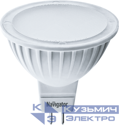 Лампа светодиодная 94 263 NLL-MR16-5-230-3K-GU5.3 5Вт 3000К тепл. бел. GU5.3 360лм 220-240В Navigator 94263