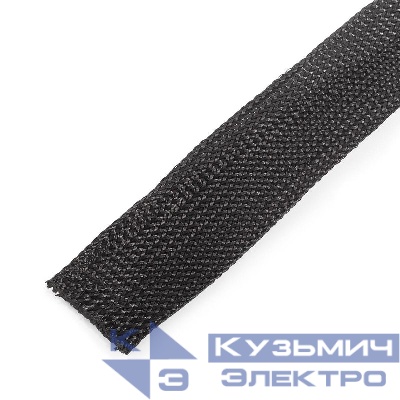 Оплетка кабельная XN-38 30-60мм черн. (уп.50м) Fortisflex 106111