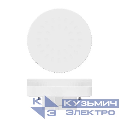 Лампа светодиодная LED-GX53-6W/NW/GX53/FR PLZ01WH 6Вт матовая 4000К нейтр. бел. GX53 (упак. картон) Uniel UL-00001669