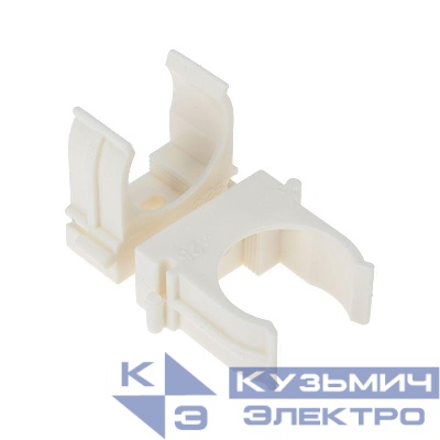 Держатель для труб (клипса) d25мм для монтажн. пистолета бел. Rexant 28-0425-3