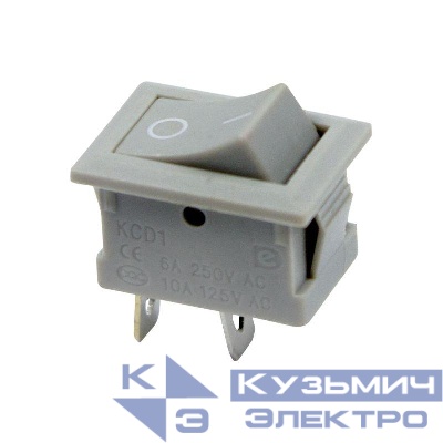 Выключатель клавишный 250В 6А (2с) ON-OFF сер. Mini (RWB-201 SC-768) Rexant 36-2113