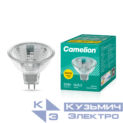 Лампа галогенная MINI JCDR (MR11) 20Вт 220В 35мм Camelion 7091