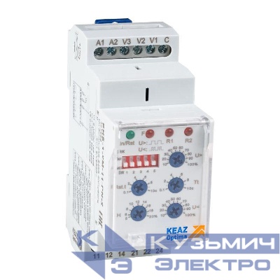 Реле контроля фаз OptiRel D PHS-1-2M-11-PN-2 с внешним питанием 2СО КЭАЗ 357852
