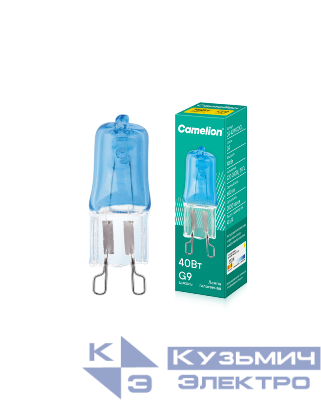 Лампа галогенная G9 40Вт G9 3500К 240В COOL Camelion 11467